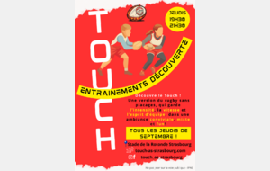 Cette rentrée, viens tester le Touch Rugby ! 🏉❤️